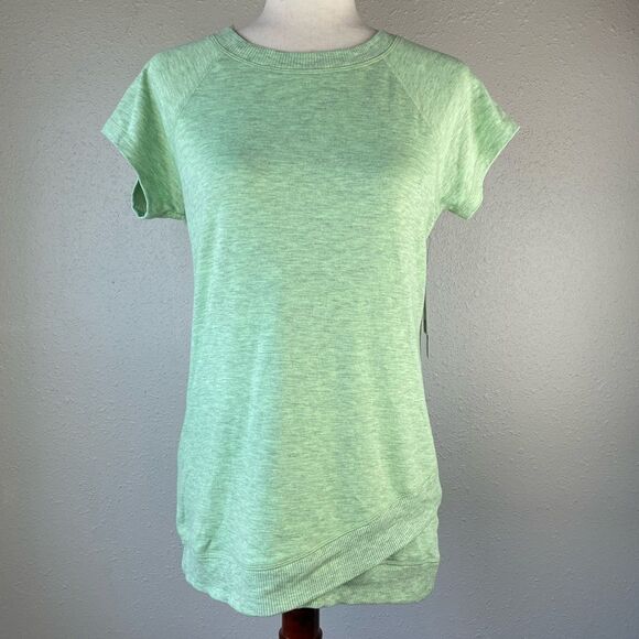 NWT Ideology Casual Sea Green T-Shirt Size XS - Picture 1 of 7